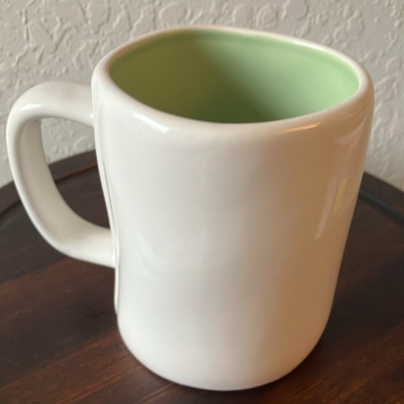 Rae Dunn: White with Pastel Green inside- Hello Spring- Coffee/Tea Mug - Picture 6 of 16